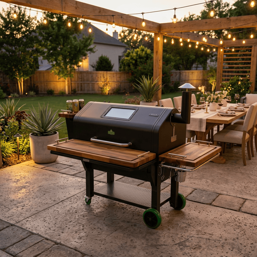 BBQ Boards™ for GMG Jim Bowie/Peak - Front, Side & Pellet Bin Boards (Sold As Set of Three)