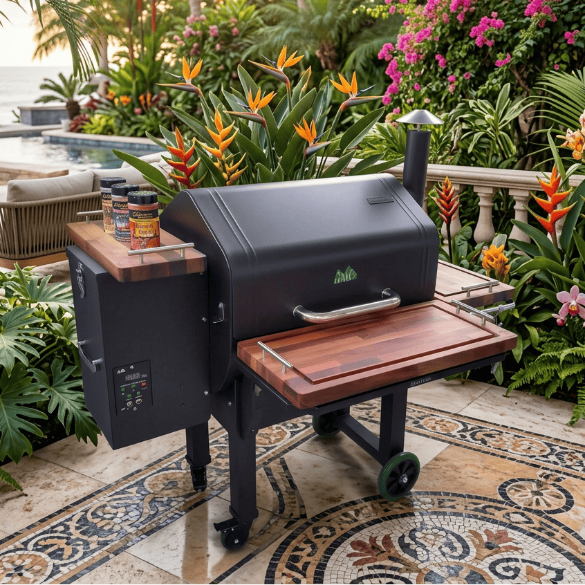 BBQ Boards™ for GMG Daniel Boone/Ledge - Front, Side & Pellet Bin Boards (Sold As Set of Three)