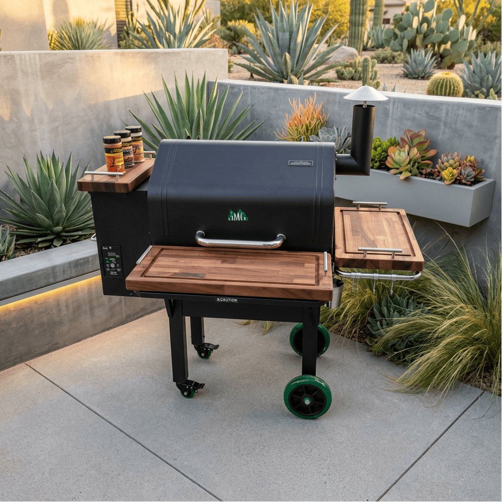 BBQ Boards™ for GMG Daniel Boone/Ledge - Front, Side & Pellet Bin Boards (Sold As Set of Three)