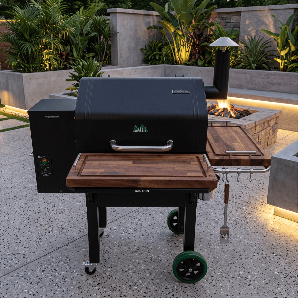 BBQ Boards™ for GMG Daniel Boone/Ledge - Front & Side Boards (Sold As A Pair)