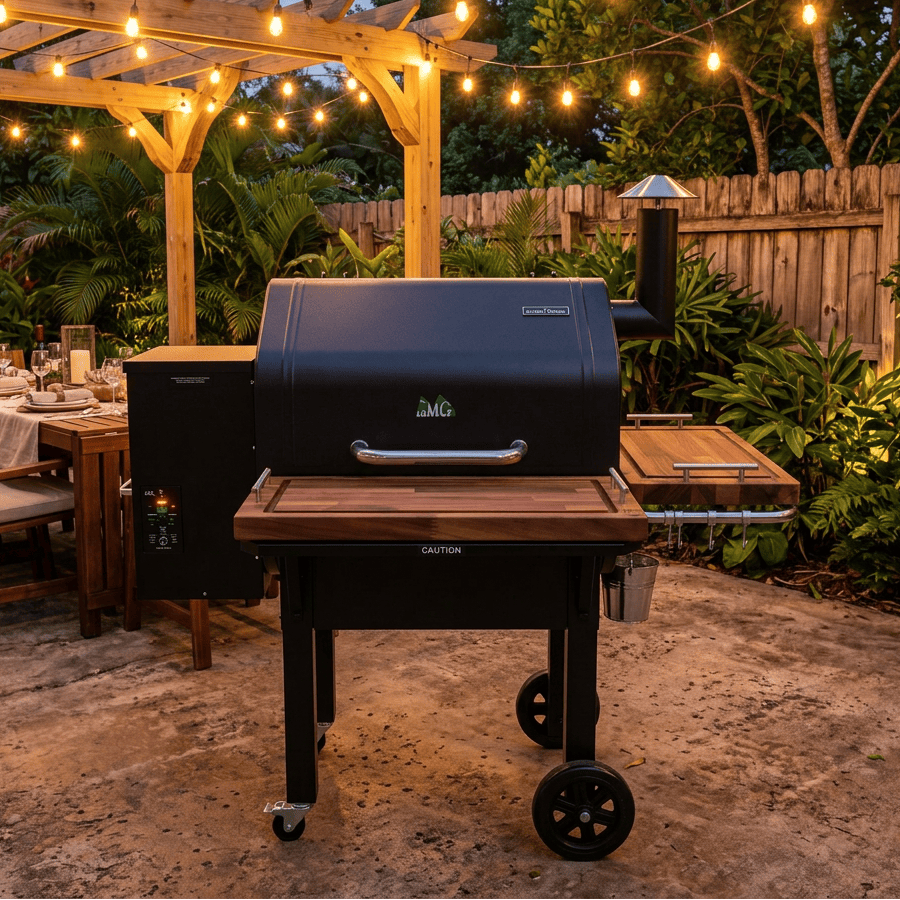 BBQ Boards™ for GMG Daniel Boone/Ledge - Front & Side Boards (Sold As A Pair)
