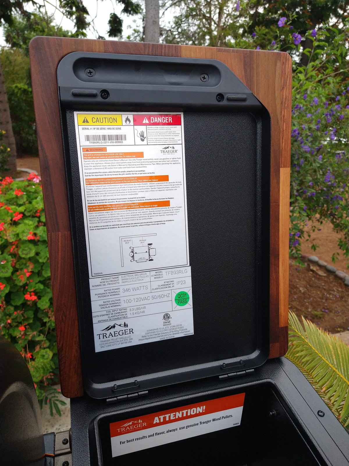 BBQ Boards™ for Traeger Ironwood - Pellet Bin Board | BBQBoards