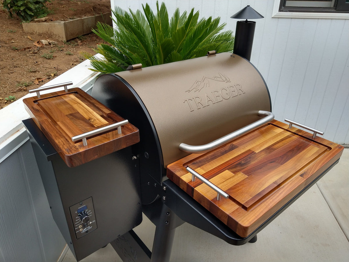 BBQ Boards™ for Traeger Pro 22 - Front & Pellet Bin Boards (Sold As A Pair) | BBQBoards