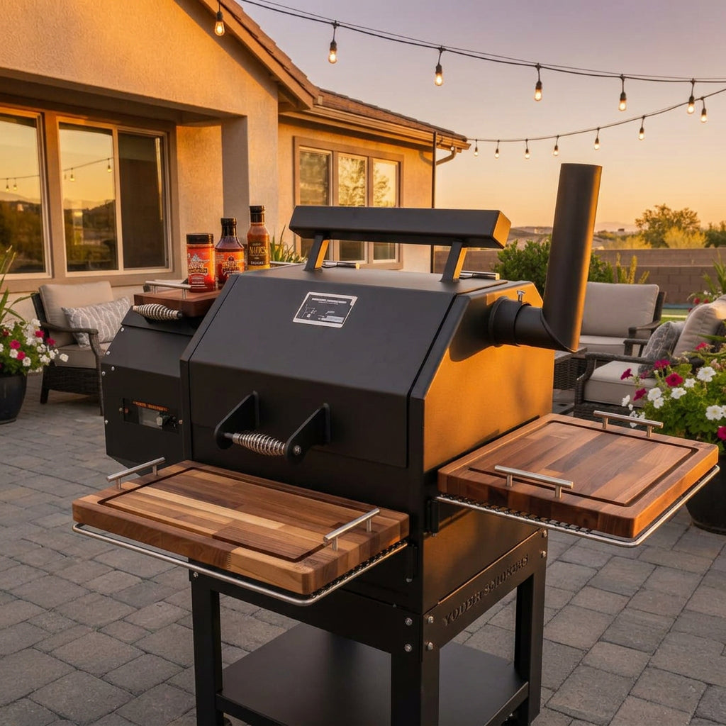 BBQ Boards™ for Yoder YS480 - Front, Side & Pellet Bin Boards (Sold As Set of Three) | BBQBoards