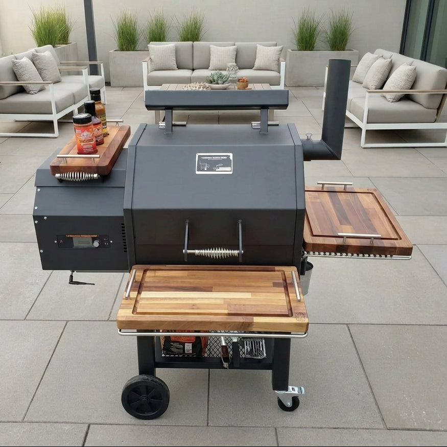 BBQ Boards™ for Yoder YS480 - Front, Side & Pellet Bin Boards (Sold As Set of Three) | BBQBoards