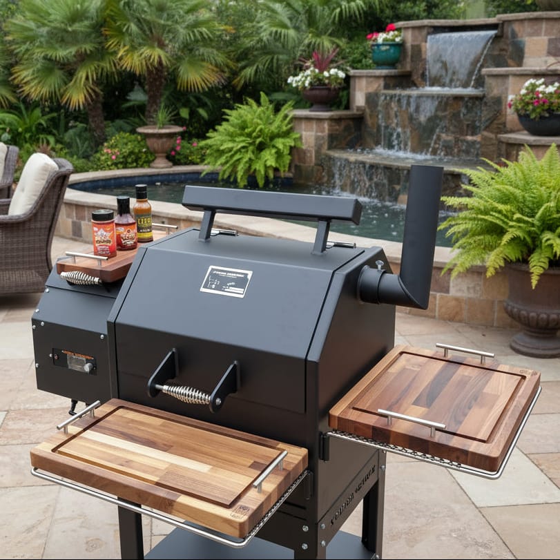 BBQ Boards™ for Yoder YS480 - Front, Side & Pellet Bin Boards (Sold As Set of Three) | BBQBoards