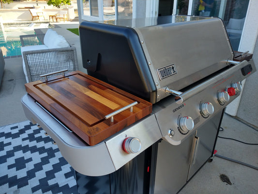 BBQ Boards™ for Weber Genesis - Side Boards (Sold As A Matching Pair) | BBQBoards