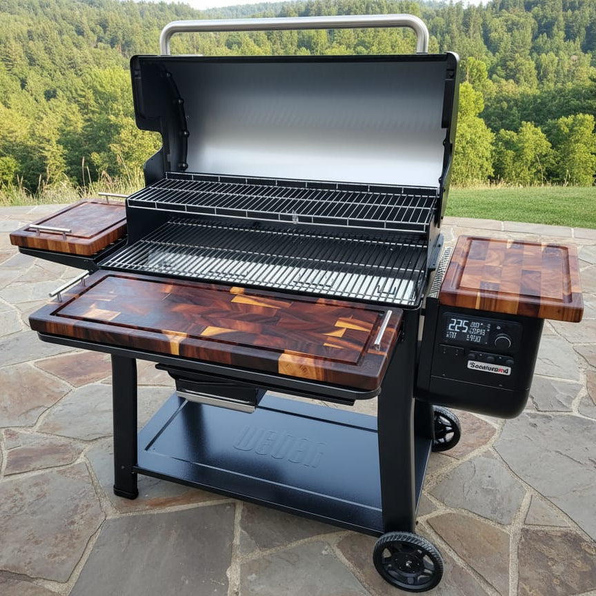 BBQ Boards™ for Weber Searwood XL 600 - Deluxe Set (Sold As Set of Three) | BBQBoards