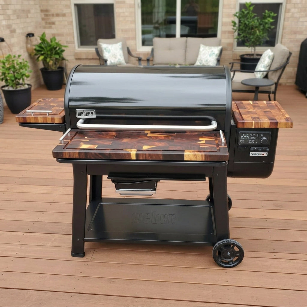 BBQ Boards™ for Weber Searwood XL 600 - Deluxe Set (Sold As Set of Three) | BBQBoards