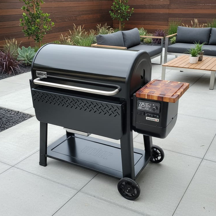 BBQ Boards™ for Weber Searwood XL 600 - Pellet Bin Board | BBQBoards