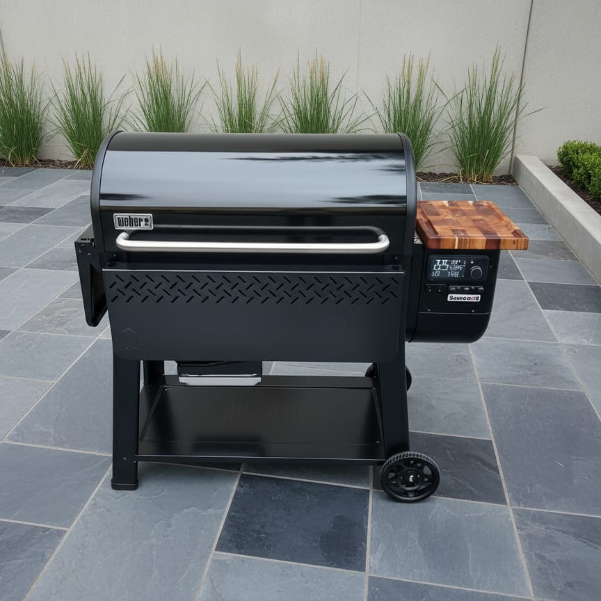 BBQ Boards™ for Weber Searwood XL 600 - Pellet Bin Board | BBQBoards