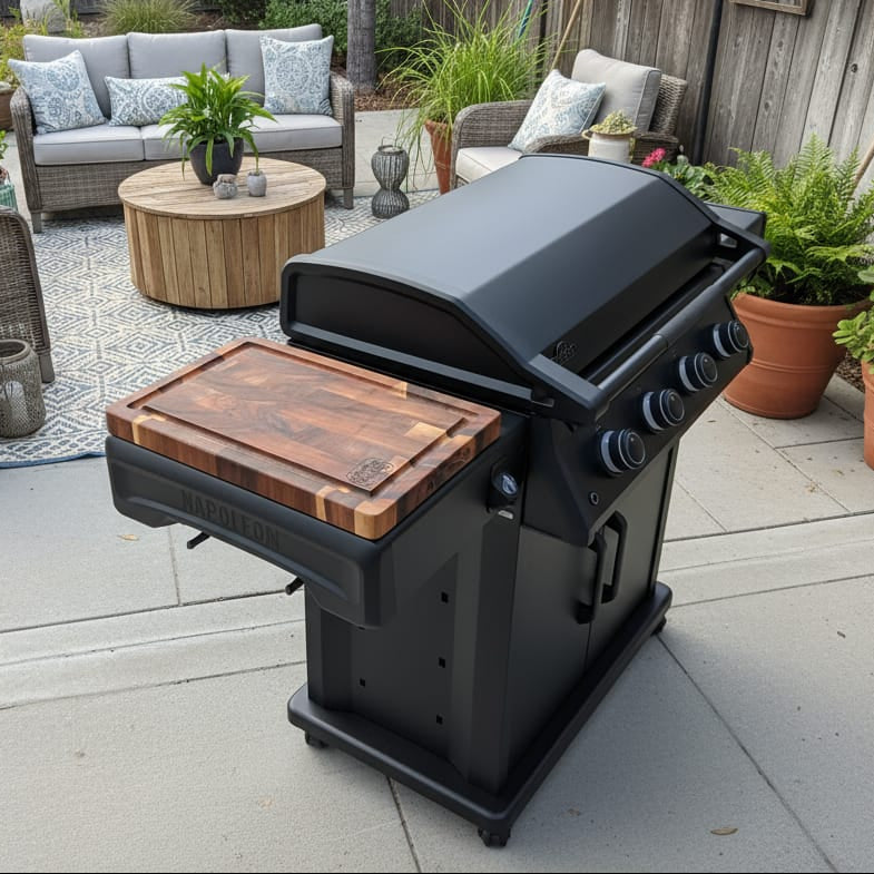 BBQ Boards™ for Napoleon Rogue PRO Griddle - Side Board | BBQBoards