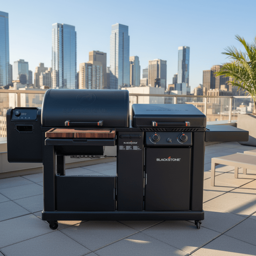 BBQ Boards™ for Blackstone Pellet Grill Combo - Front or Side Board | BBQBoards