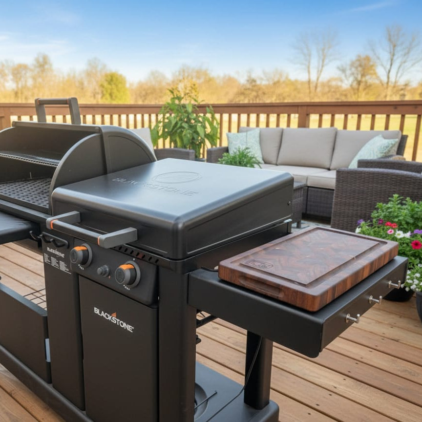 BBQ Boards™ for Blackstone Pellet Grill Combo - Front or Side Board | BBQBoards