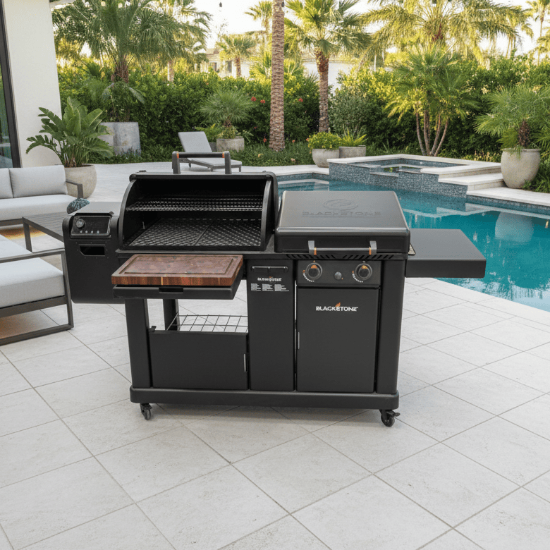 BBQ Boards™ for Blackstone Pellet Grill Combo - Front or Side Board | BBQBoards