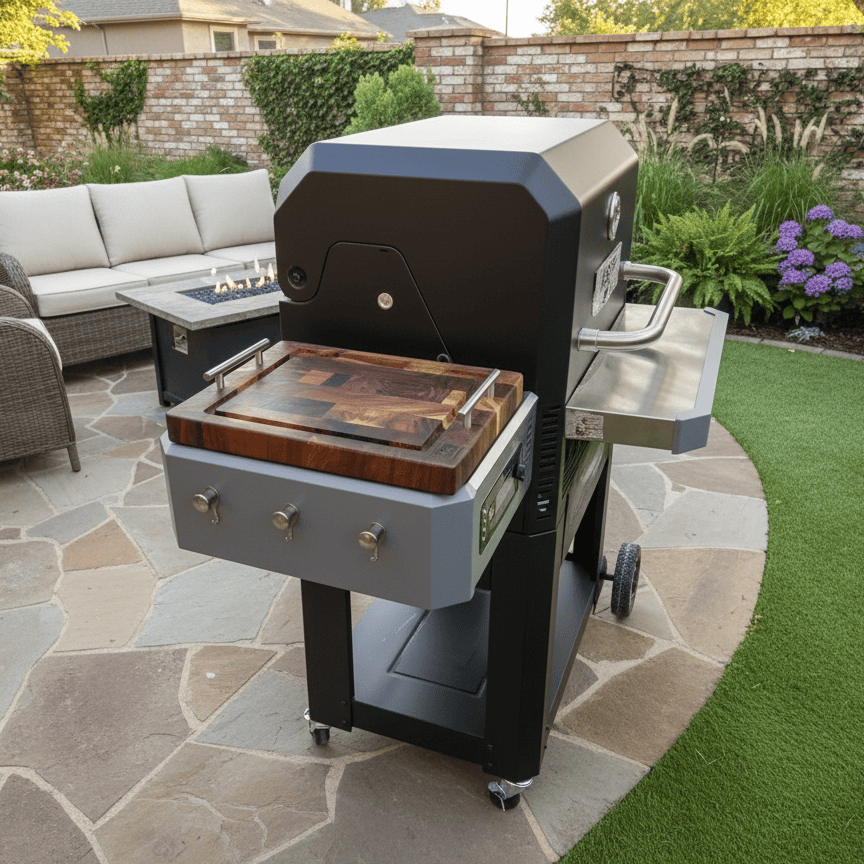 BBQ Boards™ for Masterbuilt Gravity Series 800 - Side Board | BBQBoards