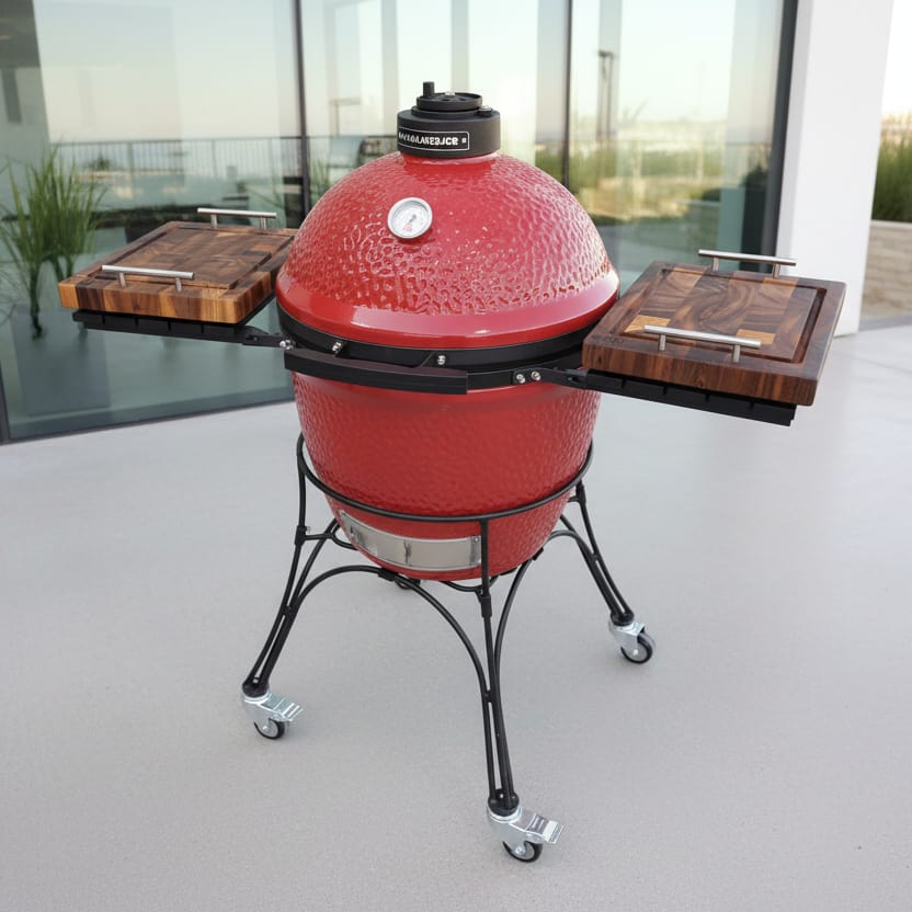 BBQ Boards™ for Kamado Joe Classic Joe I - Side Boards (Sold As A Matching Pair) | BBQBoards