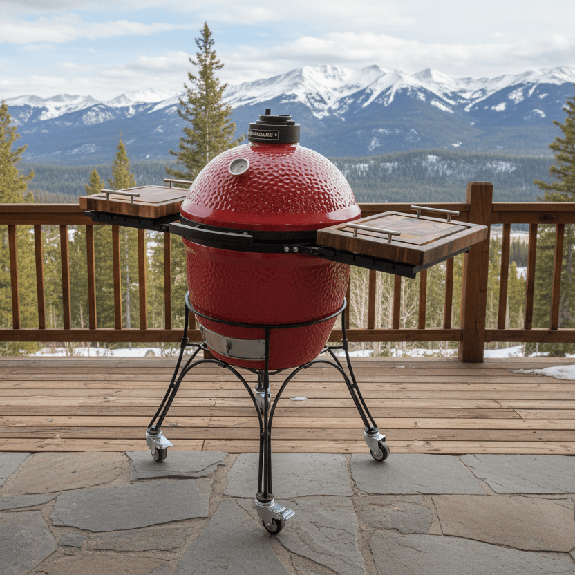 BBQ Boards™ for Kamado Joe Classic Joe I - Side Boards (Sold As A Matching Pair) | BBQBoards