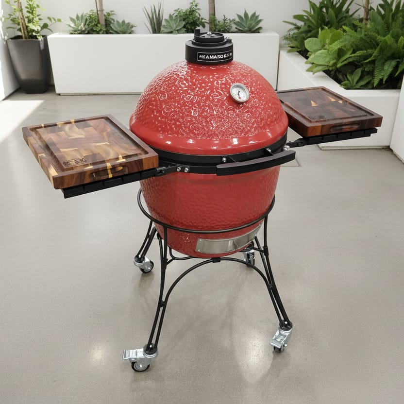 BBQ Boards™ for Kamado Joe Classic Joe I - Side Boards (Sold As A Matching Pair) | BBQBoards