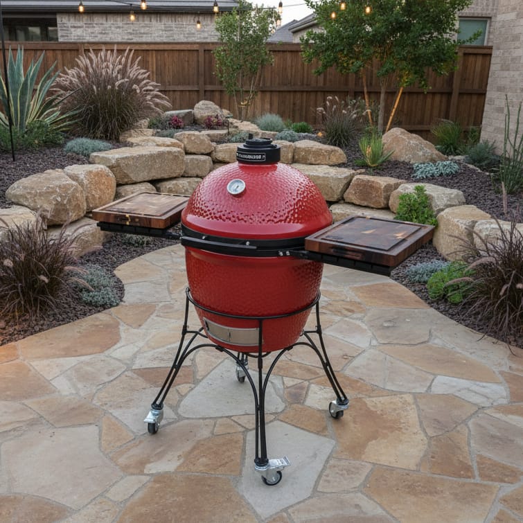 BBQ Boards™ for Kamado Joe Classic Joe I - Side Boards (Sold As A Matching Pair) | BBQBoards