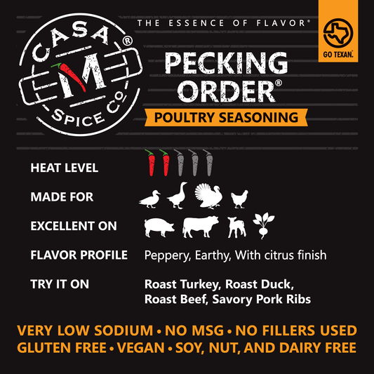 Casa M Spice Co® Pecking Order® | BBQBoards