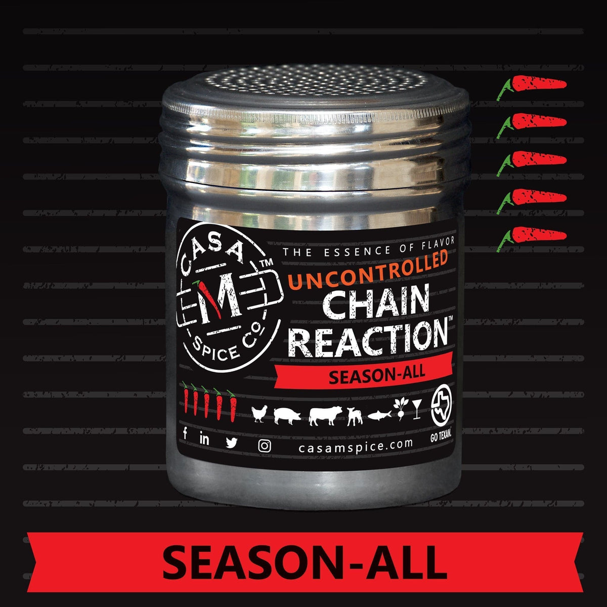 Casa M Spice Co® Chain Reaction® | BBQBoards