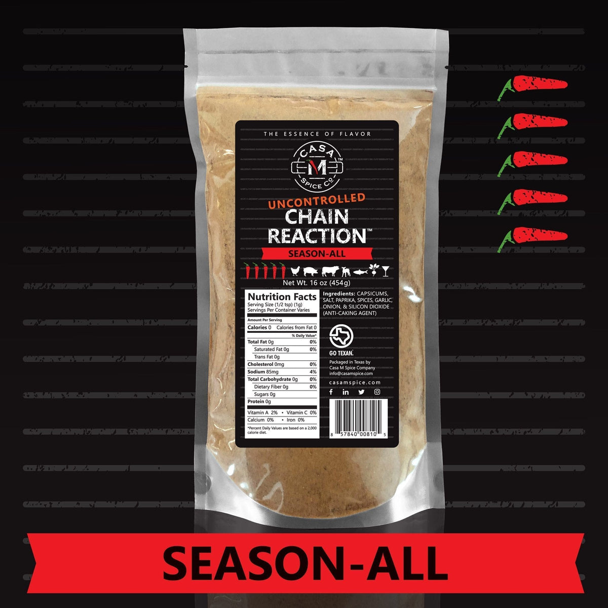 Casa M Spice Co® Chain Reaction® | BBQBoards