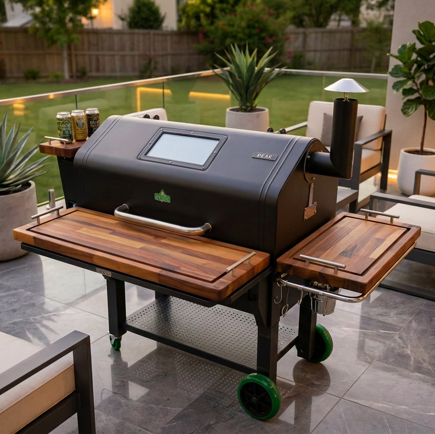BBQ Boards™ for GMG Jim Bowie/Peak - Front, Side & Pellet Bin Boards (Sold As Set of Three) | BBQBoards