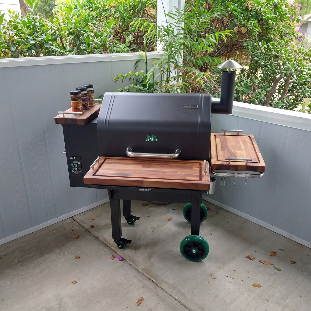 BBQ Boards™ for GMG Daniel Boone/Ledge - Front, Side & Pellet Bin Boards (Sold As Set of Three) | BBQBoards