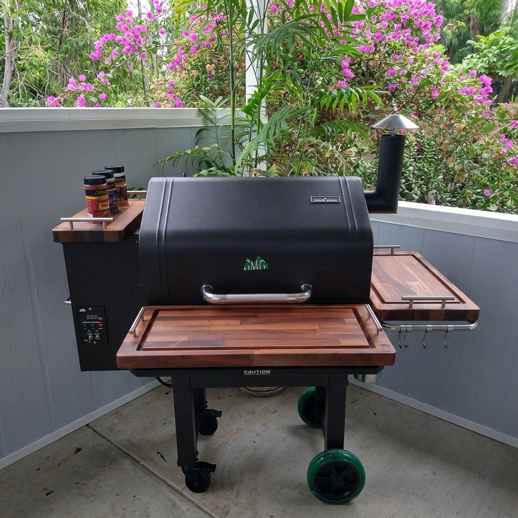 BBQ Boards™ for GMG Daniel Boone/Ledge - Front, Side & Pellet Bin Boards (Sold As Set of Three) | BBQBoards