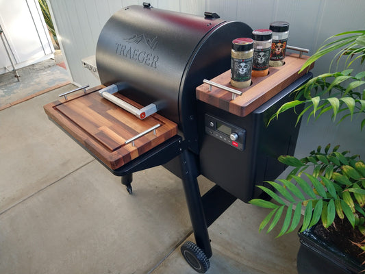 BBQ Boards™ for Traeger Ironwood 650 - Front & Side Boards (Sold As A Pair) | BBQBoards