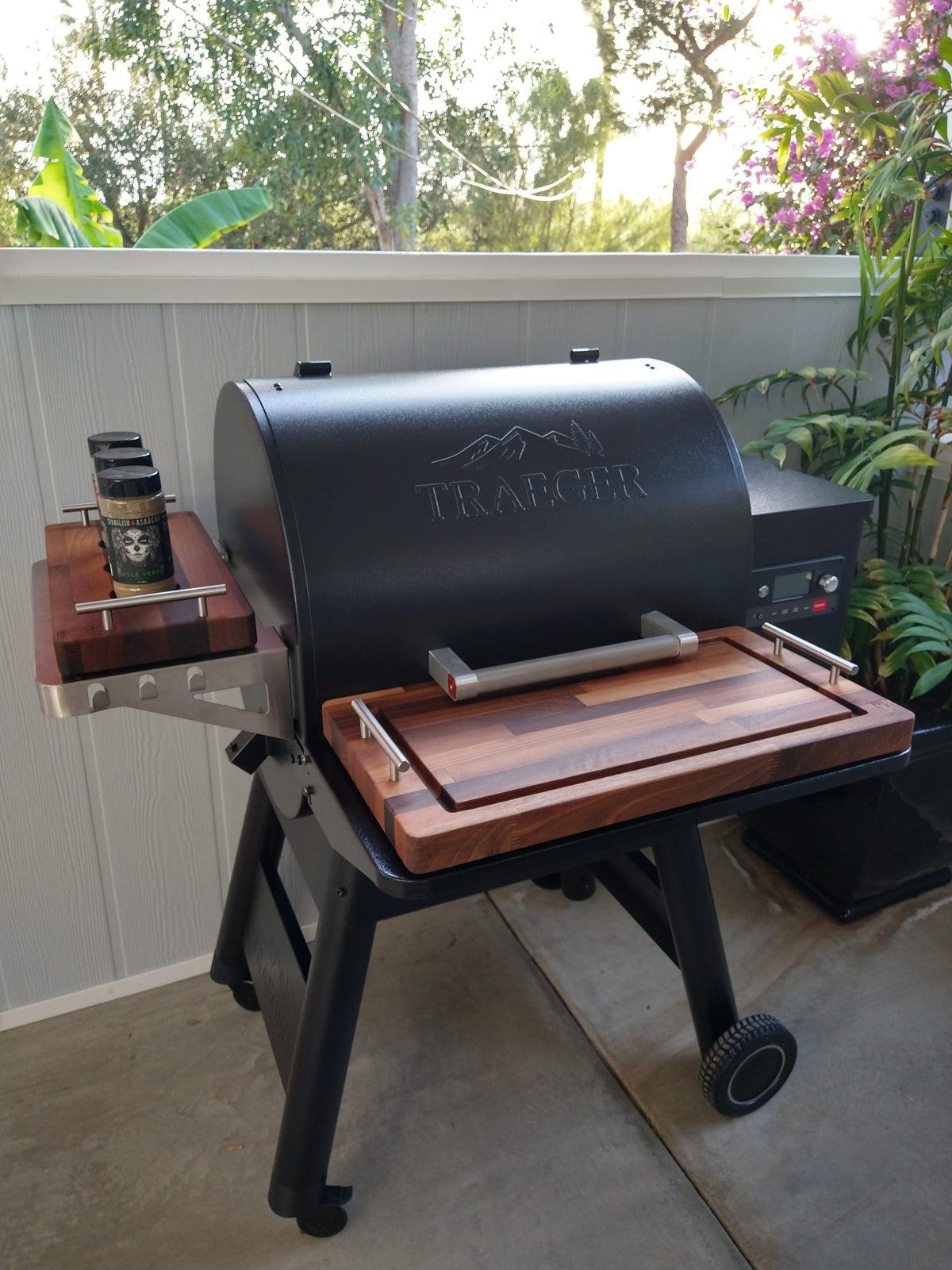 BBQ Boards™ for Traeger Ironwood 650 - Front & Side Boards (Sold As A Pair) | BBQBoards