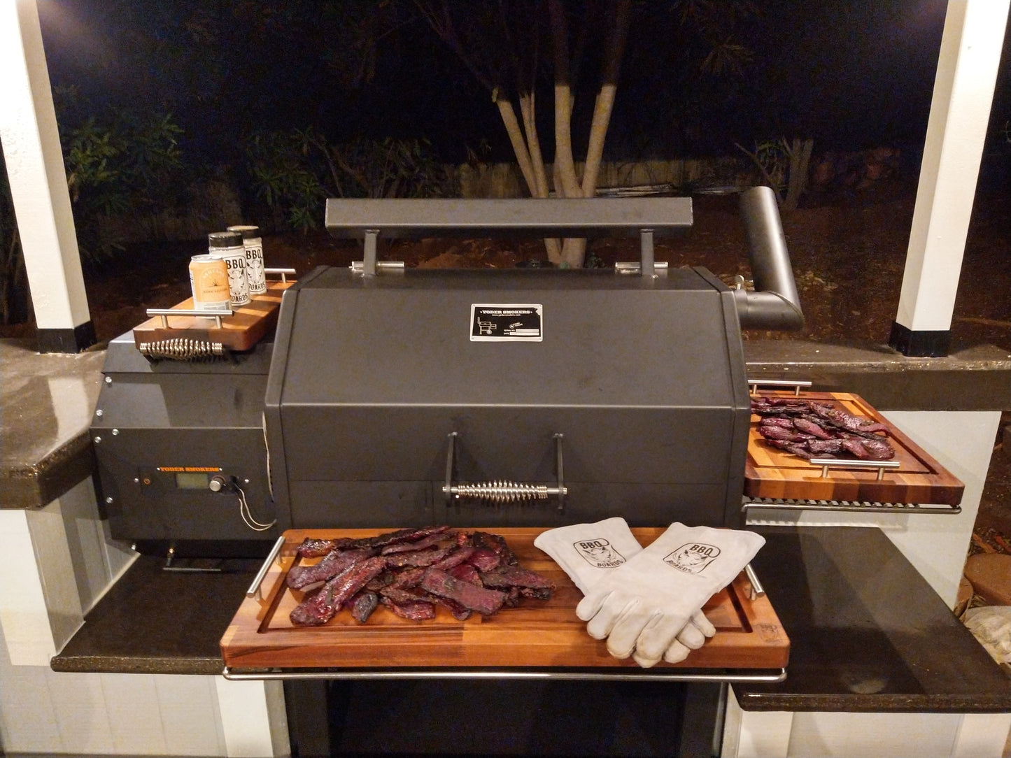 BBQ Boards™ for Yoder YS640 - Front, Side & Pellet Bin Boards (Sold As Set of Three)