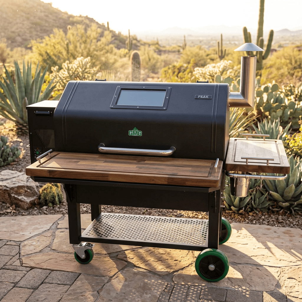BBQ Boards™ for GMG Jim Bowie/Peak - Front & Side Boards (Sold As A Pair)