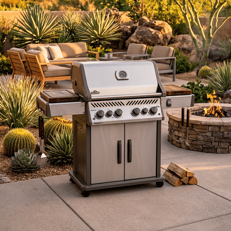 BBQ Boards™ for Napoleon Rogue 525 - Side Boards (Sold As A Matching Pair)