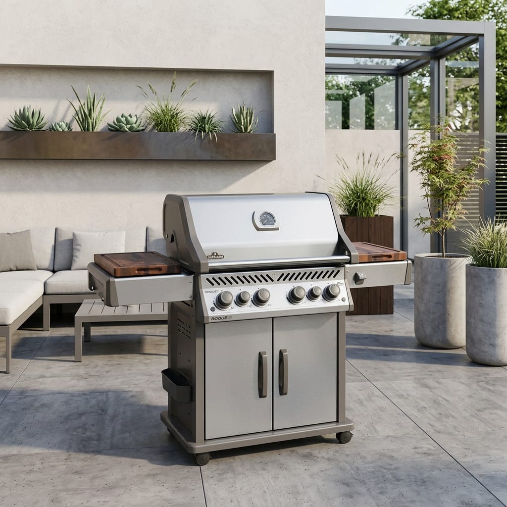 BBQ Boards™ for Napoleon Rogue 525 - Side Boards (Sold As A Matching Pair)