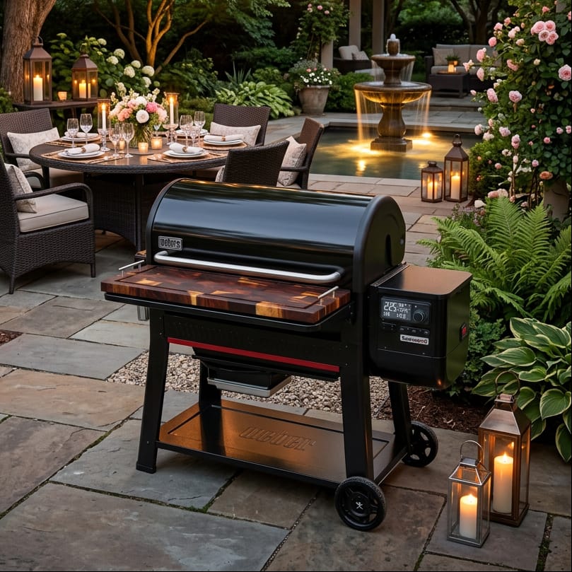 BBQ Boards™ for Weber Searwood XL 600 - Front Board