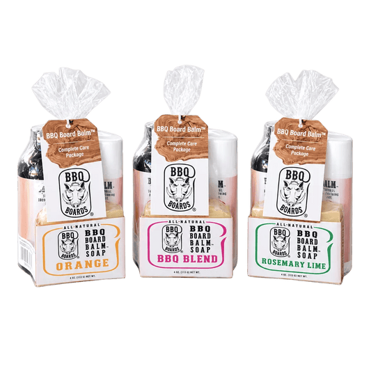 BBQ Board Balm™ Complete Care Package (Wax, Oil, Soap & Lint Free Cloth) | BBQBoards