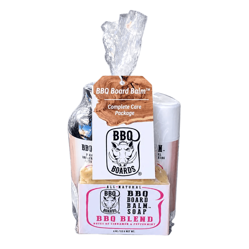 BBQ Board Balm™ Complete Care Package (Wax, Oil, Soap & Lint Free Cloth) | BBQBoards