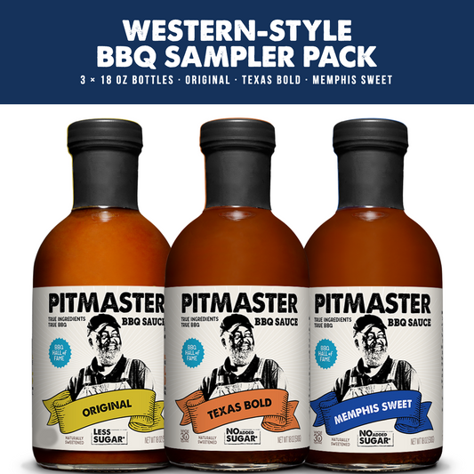 Pitmaster Ed Mitchell Western-Style BBQ Sauce Variety 3-Pack